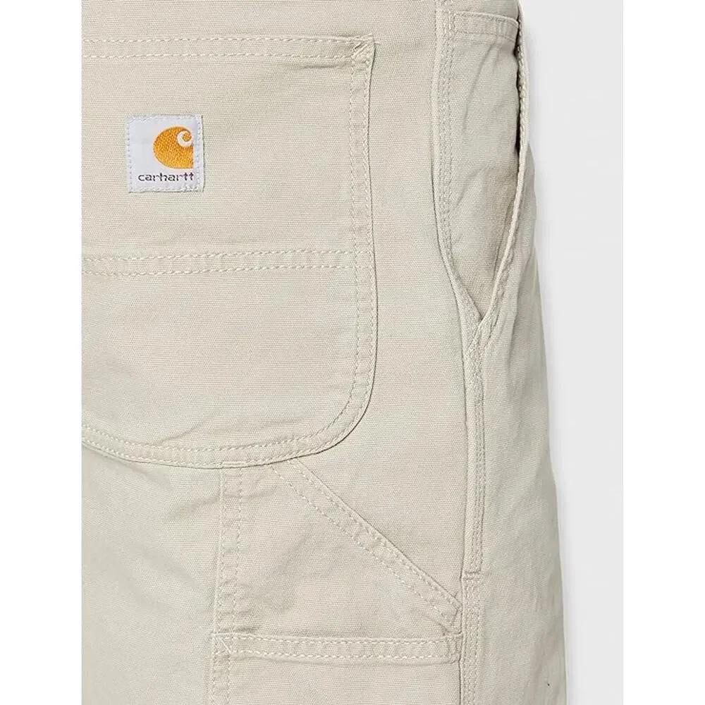NEW Carhartt Rugged Flex Relaxed Fit size 40 Canvas Utility Work Short Tan/Khaki